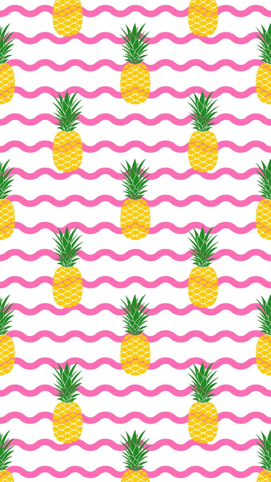 Обои с ананасами на стену