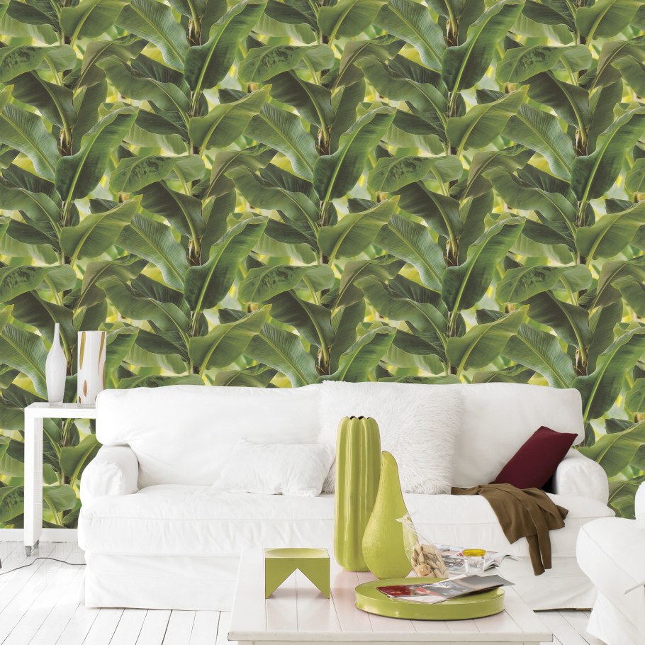 Флизелиновые Rasch Freundin зеленые 0.53 м. 439533