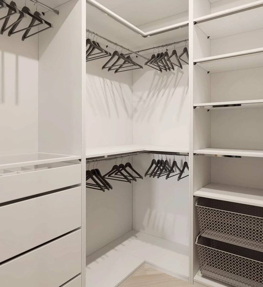 Маленькие гардеробные