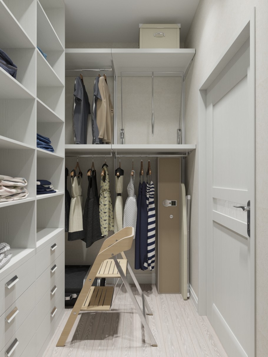 Гардеробная 2 кв метра