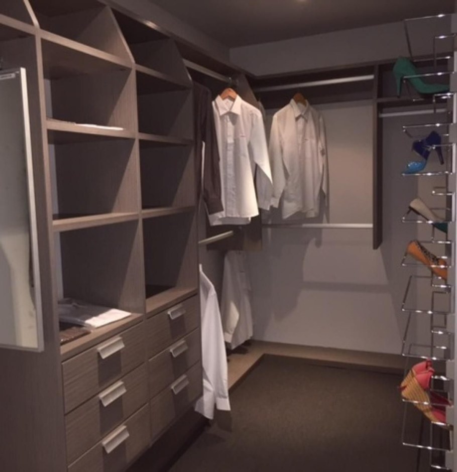 Планировка гардеробной 3м2