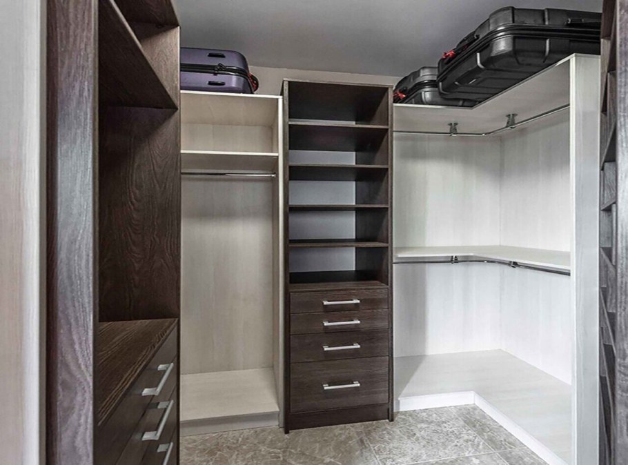 Гардеробная комната планировка с размерами 2х1.5 Леруа Мерлен