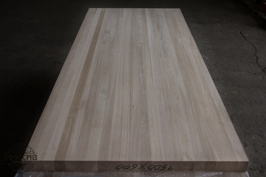 Щит цельноламельный дуб 40 мм