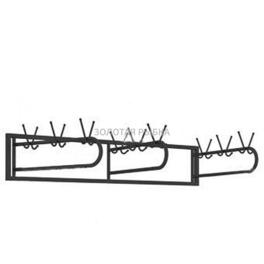 ООО "Белпром" вешалка гардеробная настенная поворотная на 48 крючков