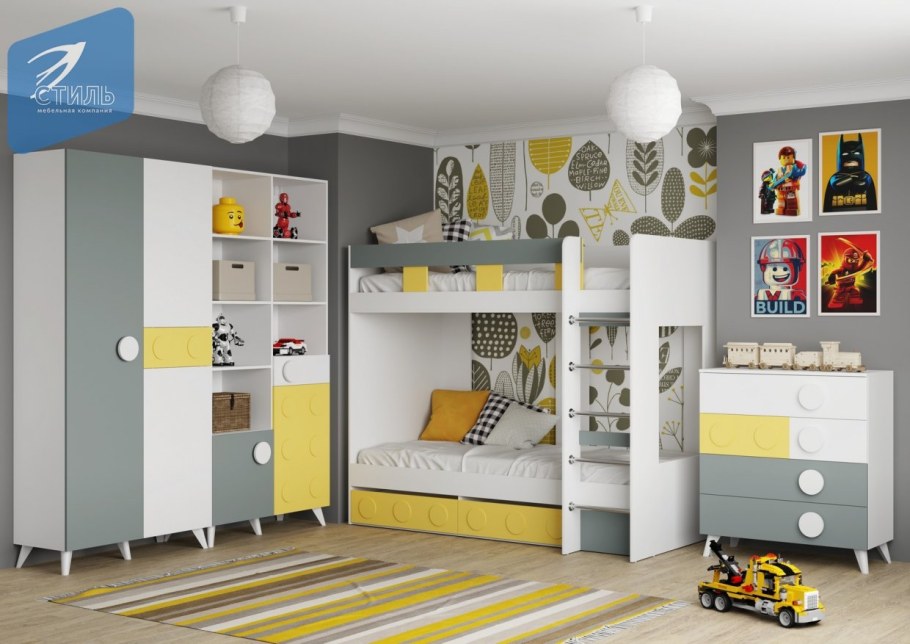 Детская комната дизайн интерьера для девочки и мальчика