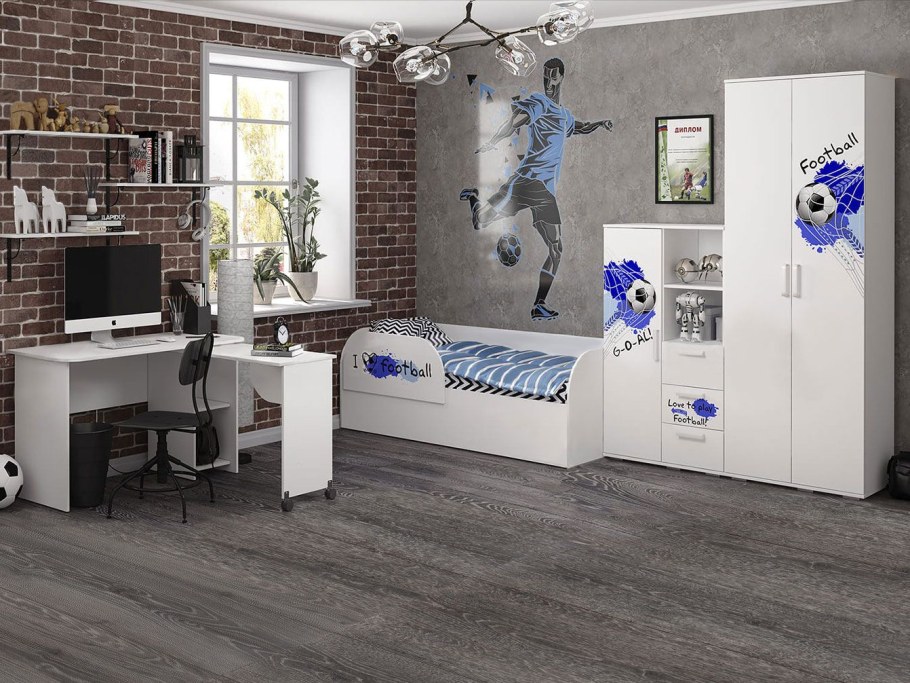 Кровать трио Король спорта БТС