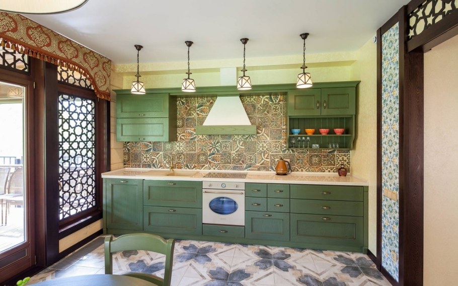 Кухня в стиле Марракеш