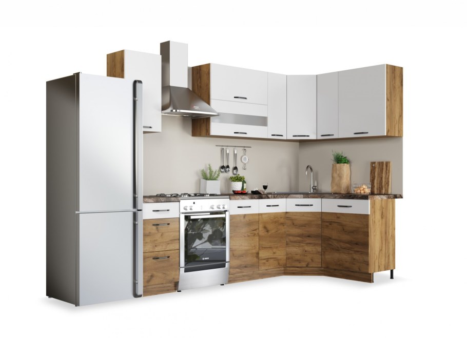 Кухня Аванти крафт золотой/айвори