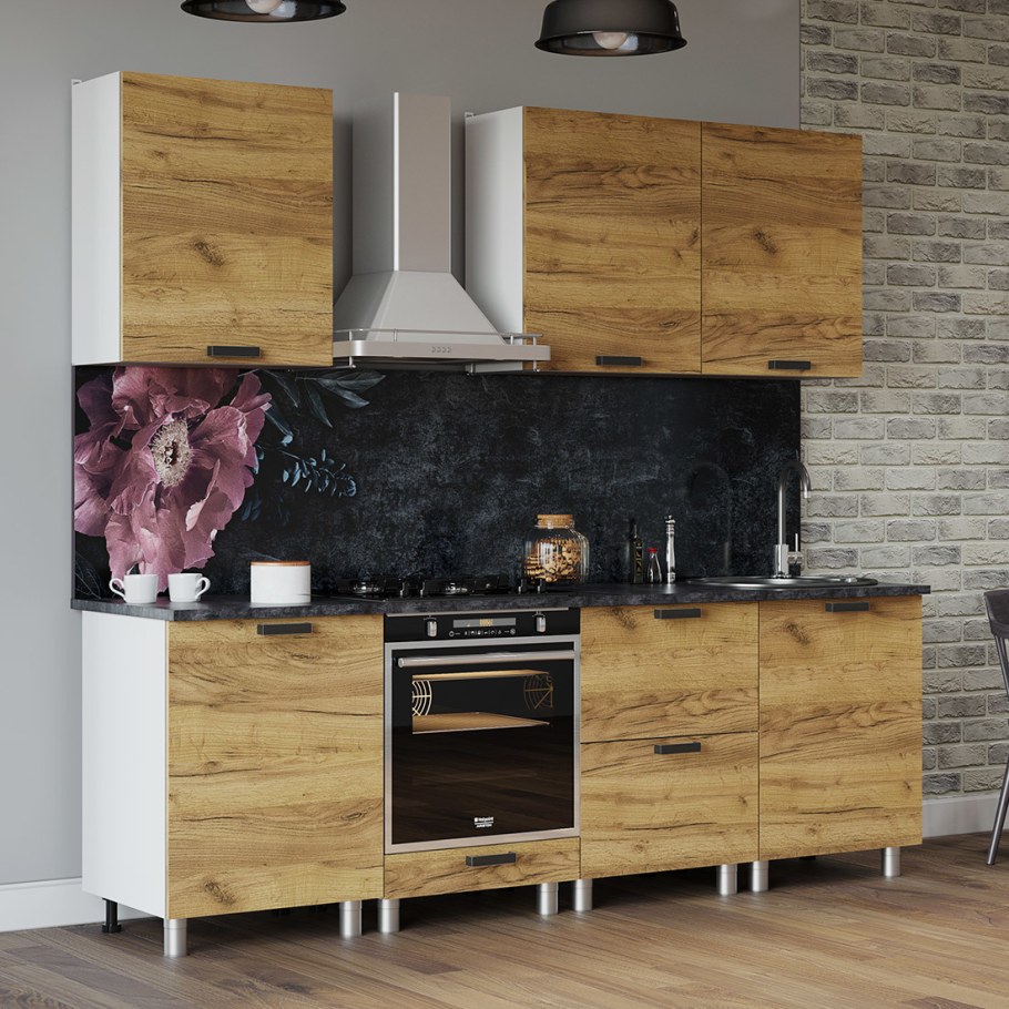 Модульная кухня крафт БТС