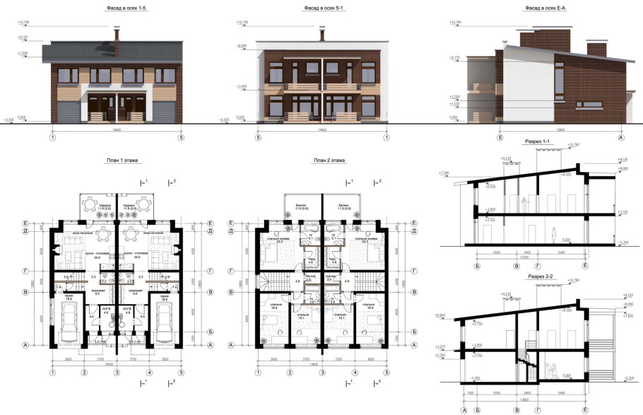 Поселок таунхаусов Рижский квартал планировка