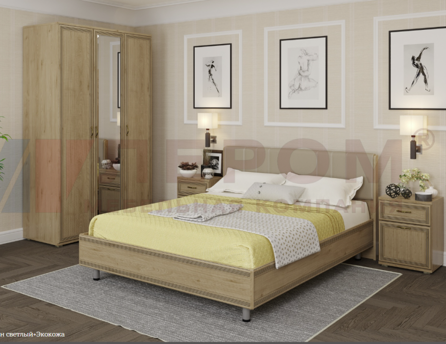 Кровать Лером фабрики 90 ширина