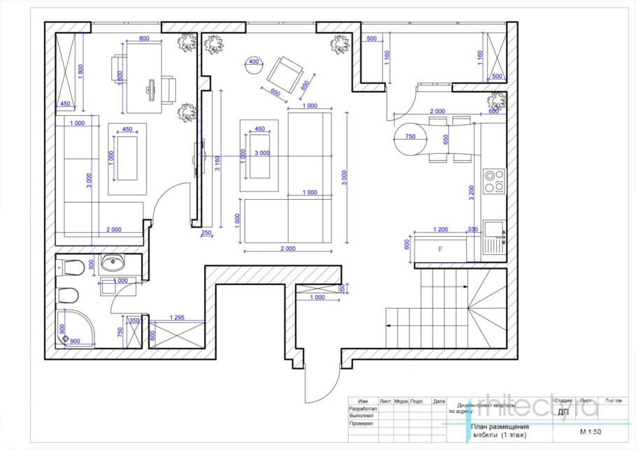 Технический дизайн проект квартиры
