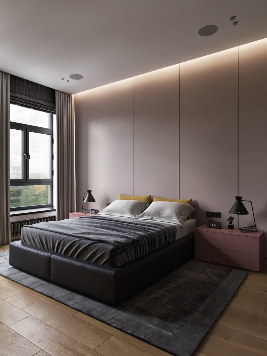 Современная корейская спальня