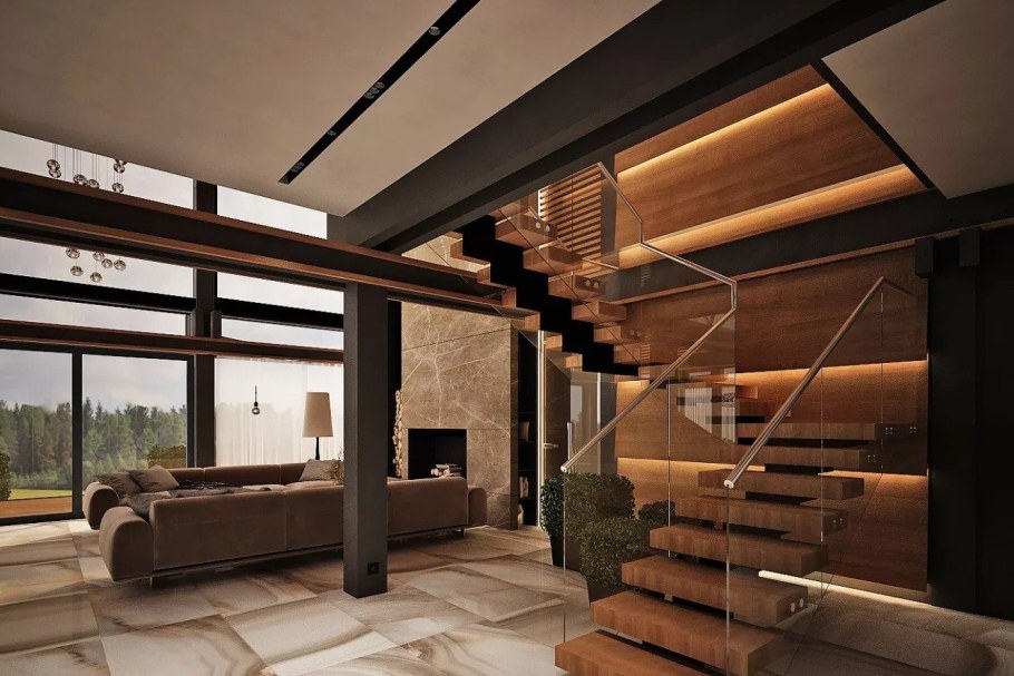 Фахверк интерьер внутри