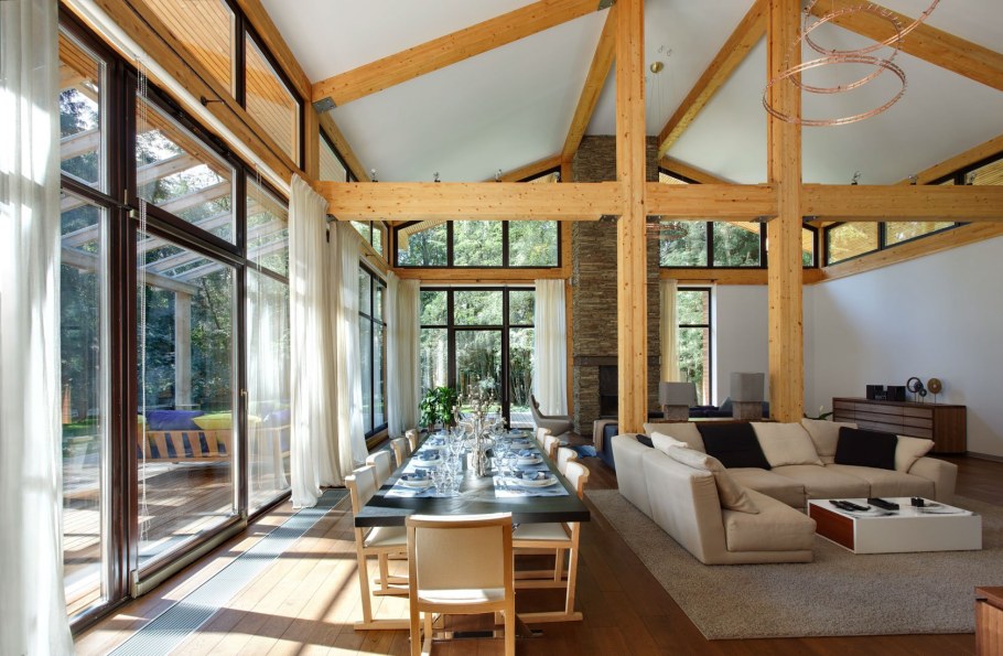 Скандинавский стиль фахверк интерьер