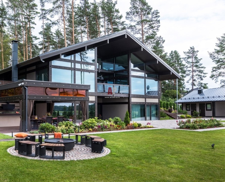 HUF haus фахверк ландшафт