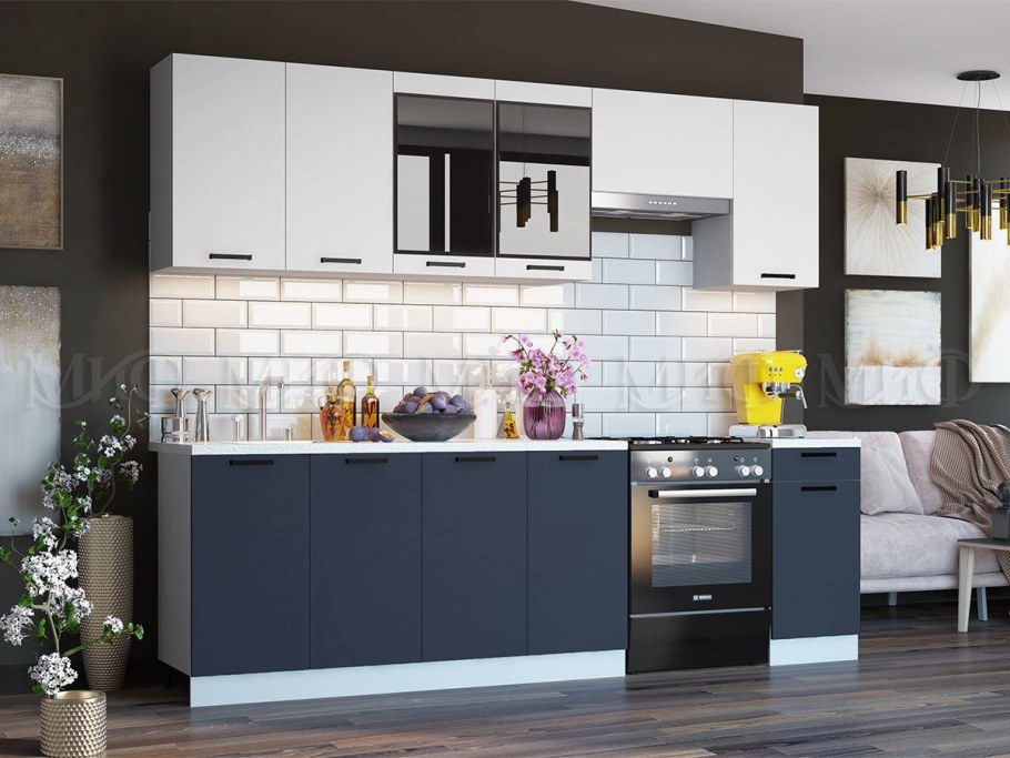 Кухня Техно New 2,6м компоновка №2