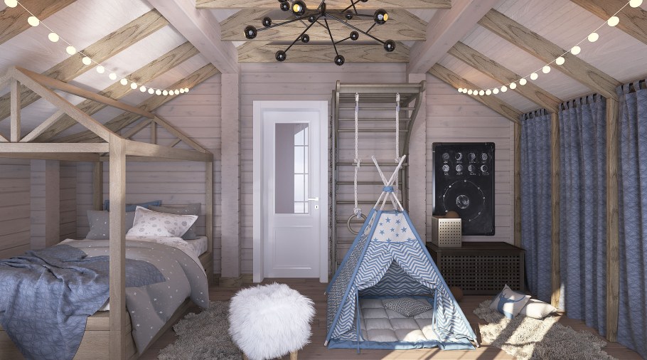 Детская в загородном доме