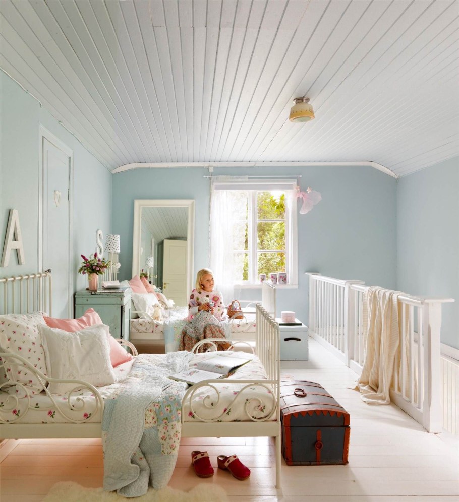 Сканди Прованс спальня