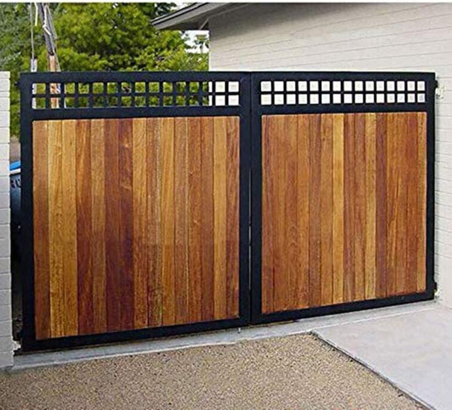 Ворота деревянные распашные