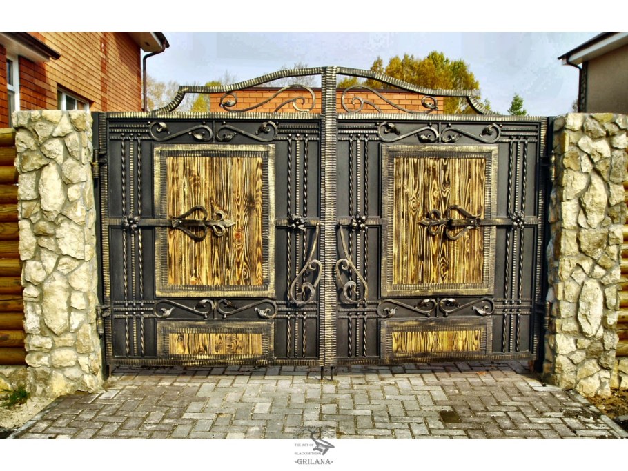 Татышлы кованые ворота