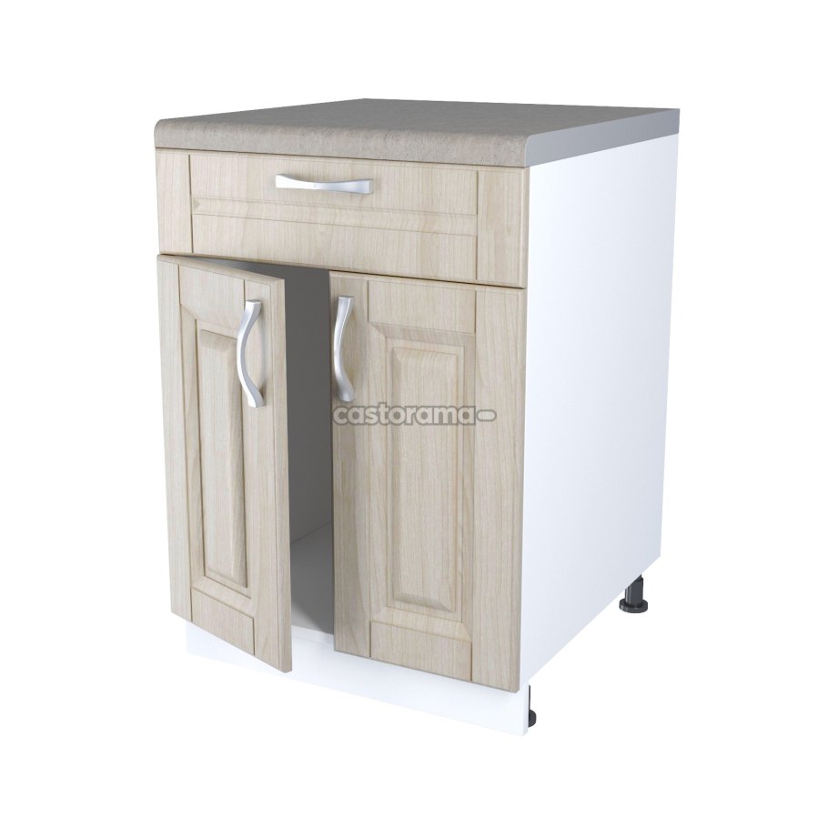 Шкаф напольный Grade дуб цинамон, 2 ящика, 80 х 82 х 60 см