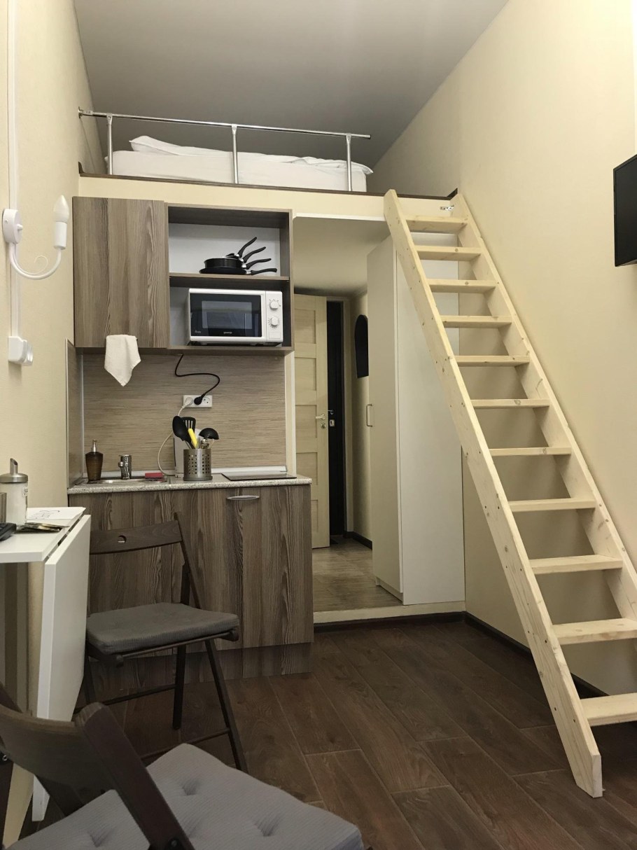 Двухуровневая студия 22 кв.м.