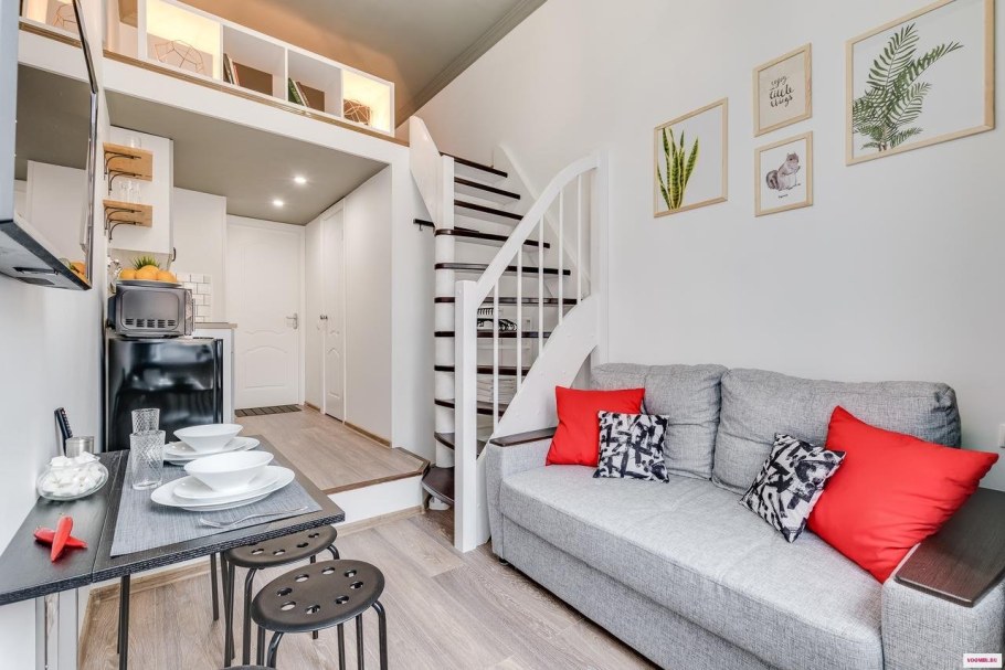 Студия 20 кв двухуровневые