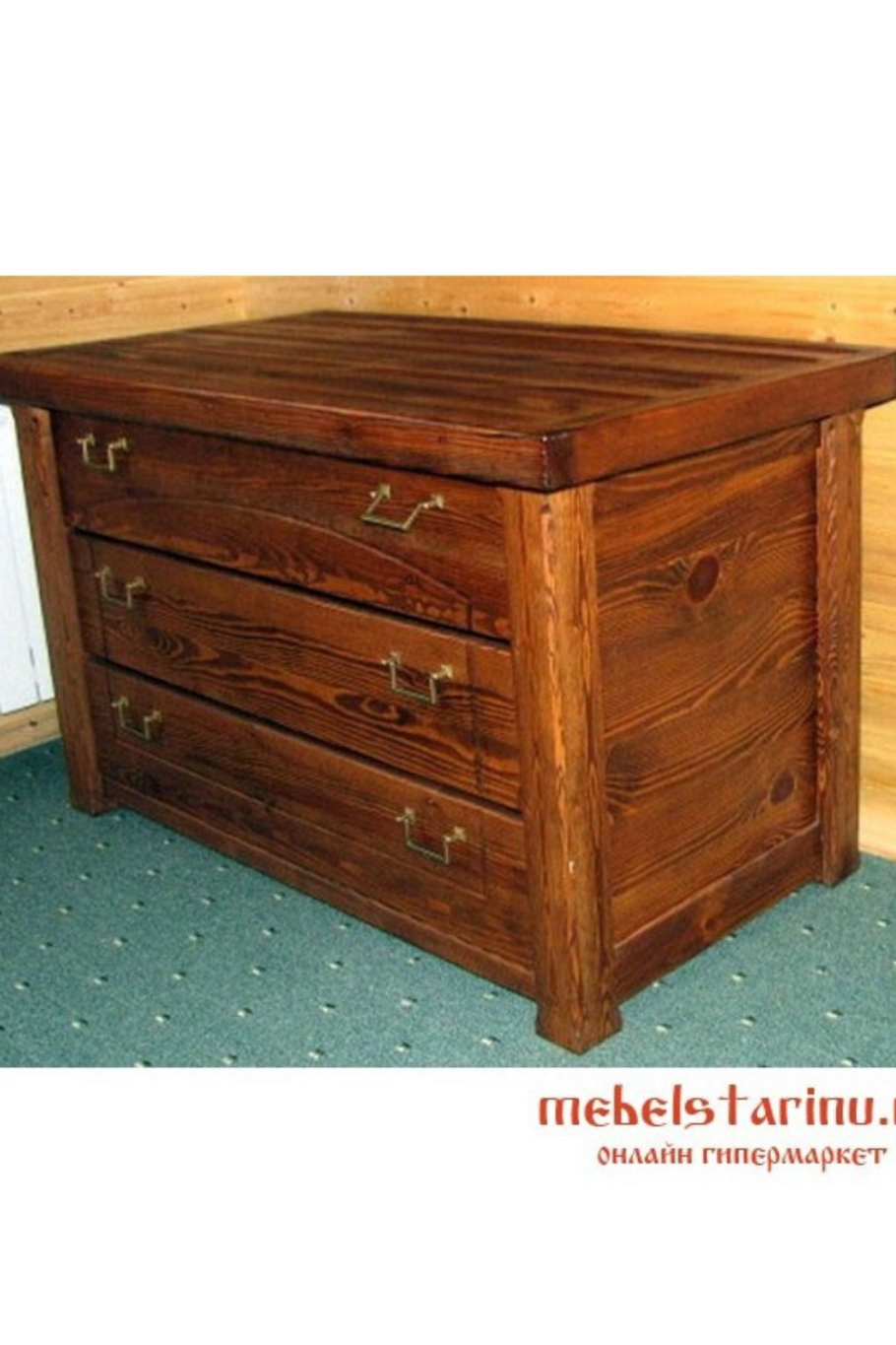 Комод из массива дерева под старину