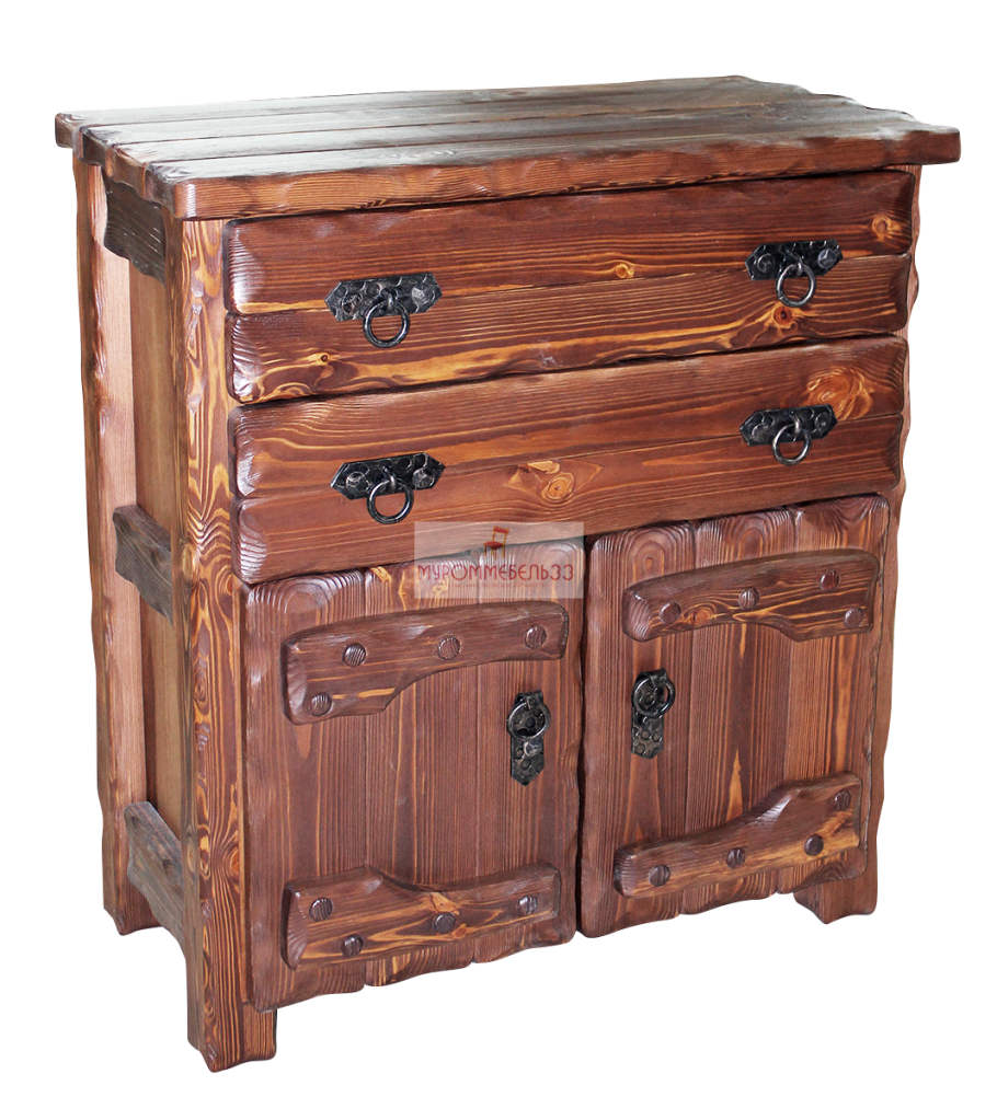 Брашированная мебель из сосны под старину