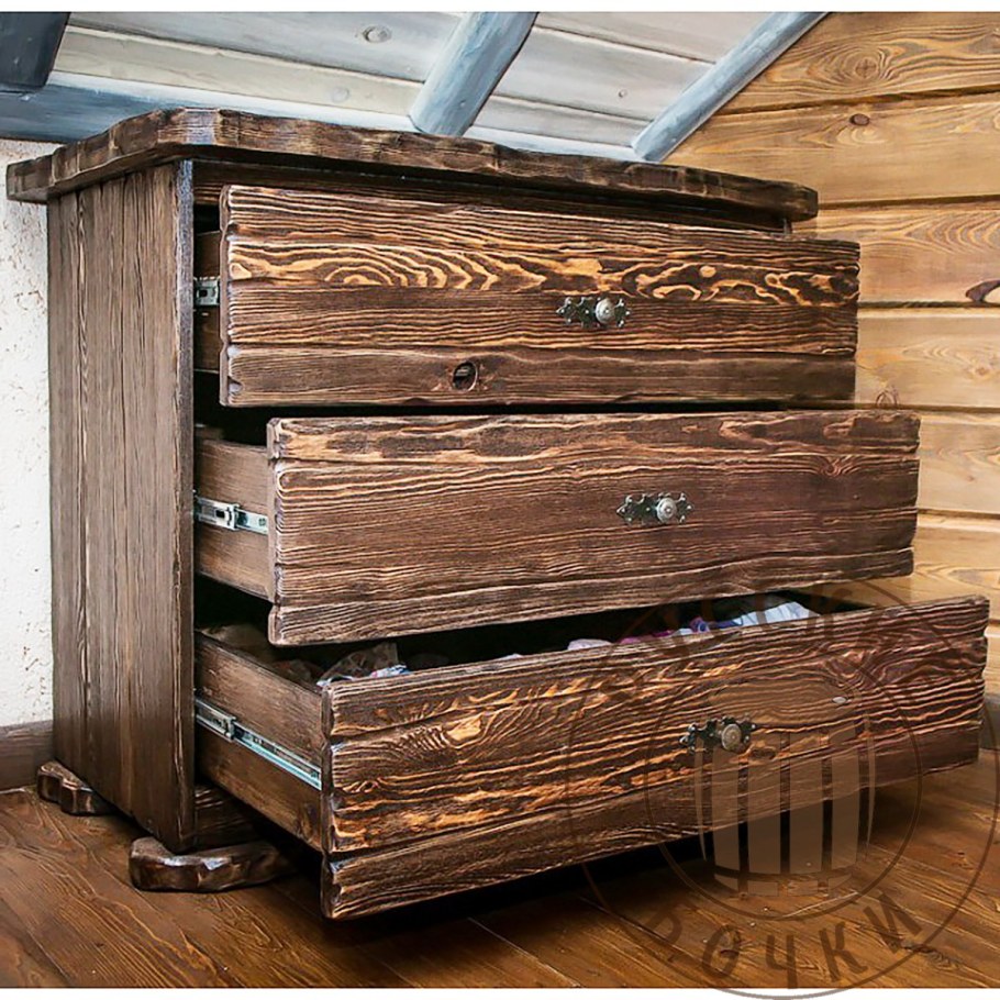 Комод под старину из дерева