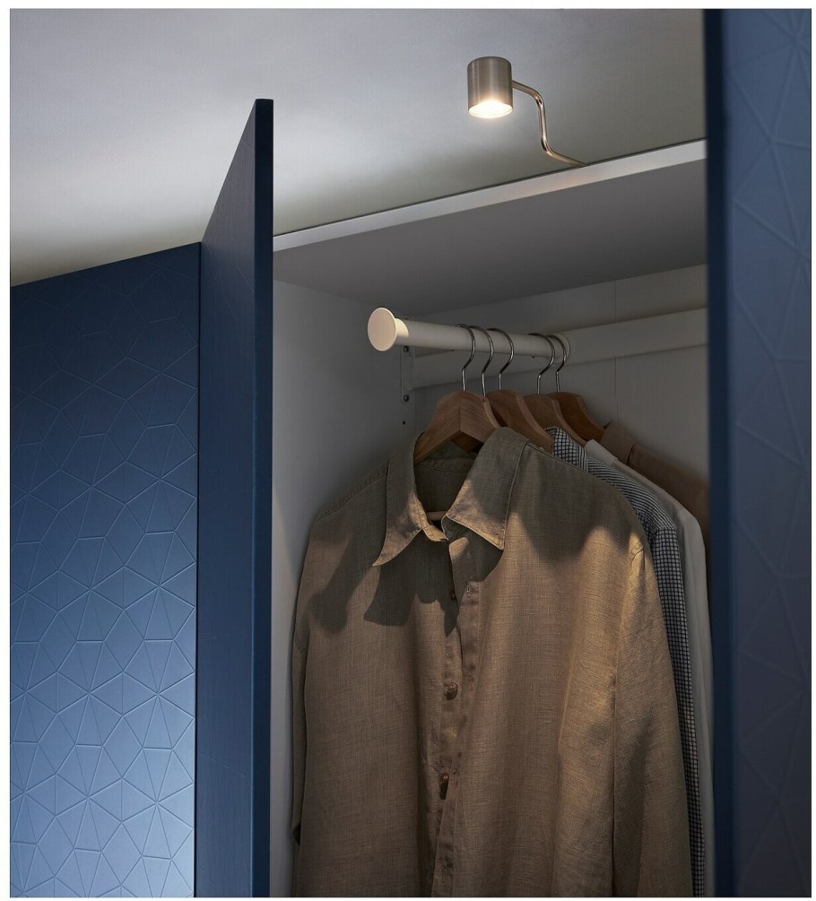 Urshult УРСГУЛЬТ светодиодная подсветка шкафа, никелированный