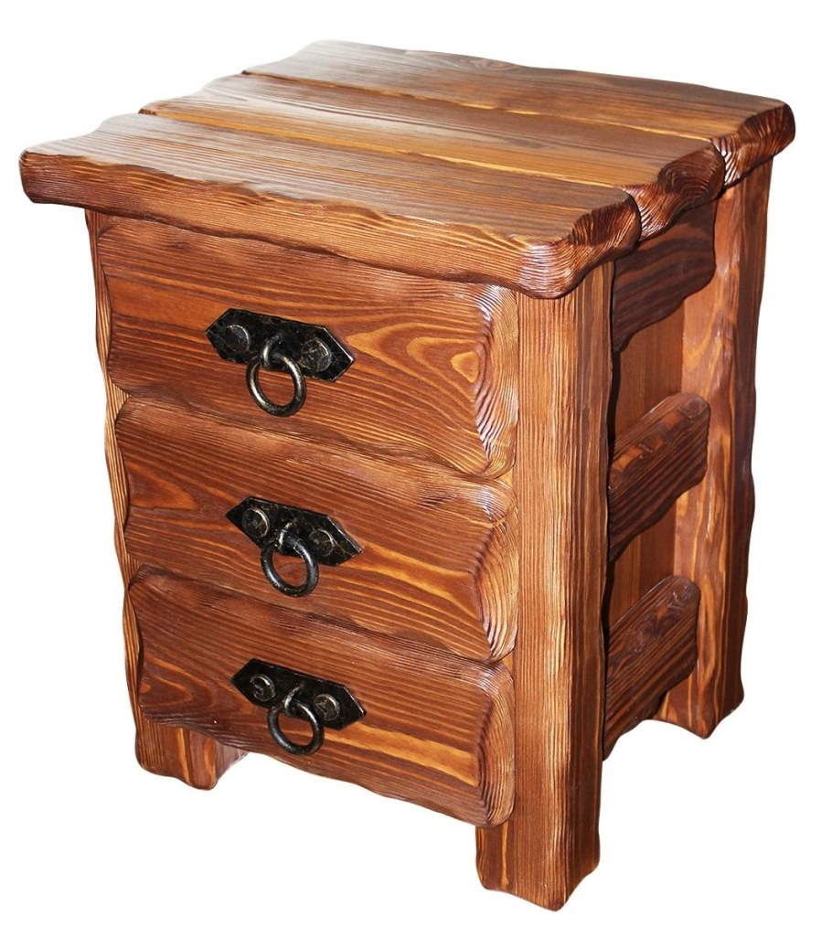 Деревянная тумбочка