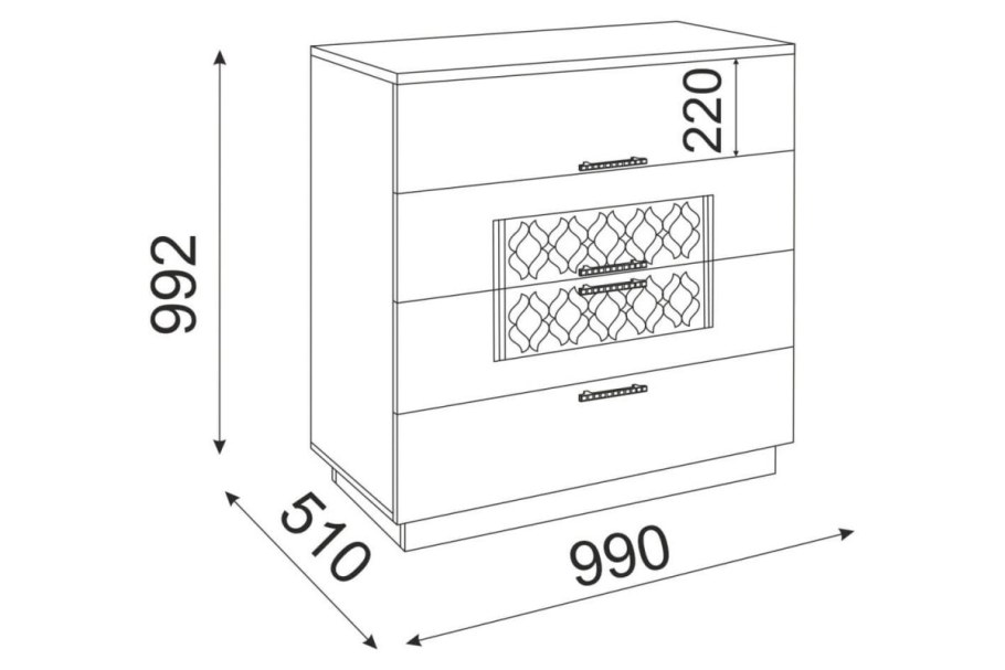 Комод RINNER Тиффани м23