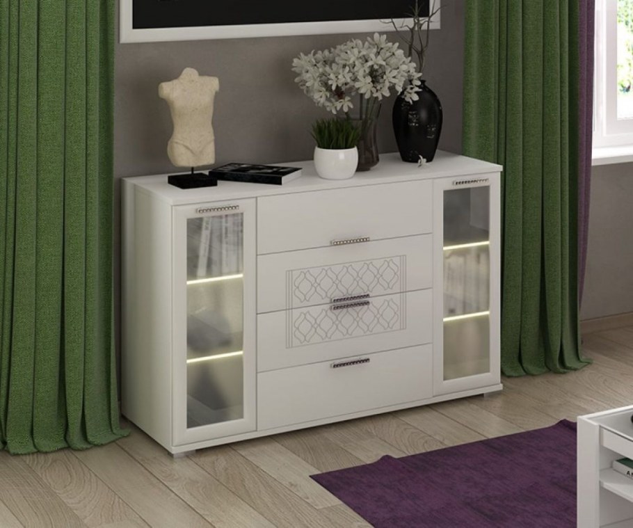 Комод-витрина м11 Тиффани (Риннер)