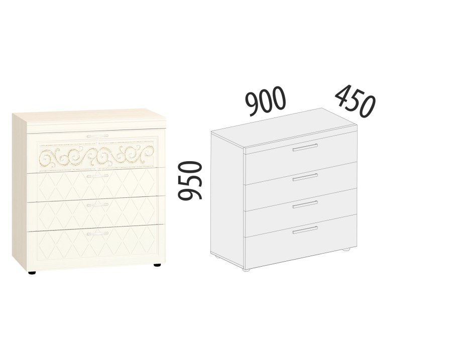 Комод Тиффани 93.18