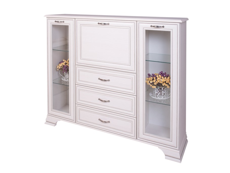 Тумба Тиффани 2v1d3s вудлайн кремовый