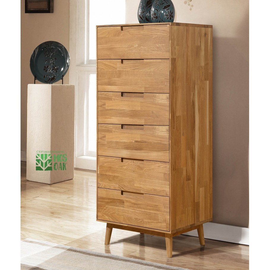 Комод из массива дуба Сканди