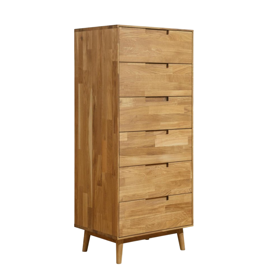 Комод из массива дуба Сканди