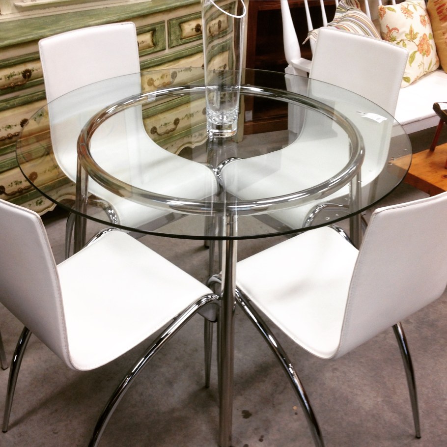 Икеа стеклянный стол Сальми