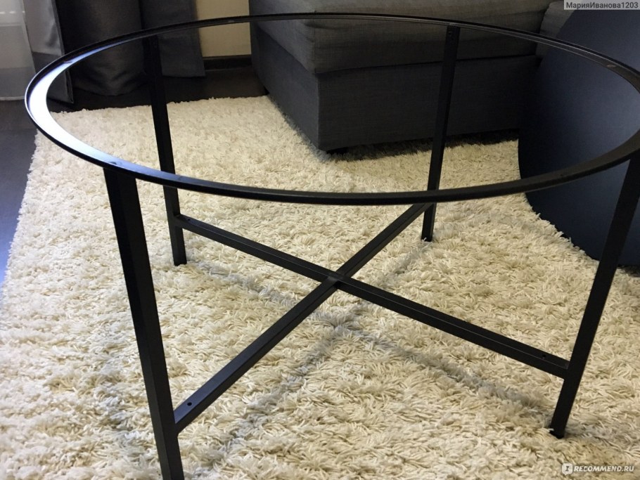 Стол иикея ВИТШЕ круглый