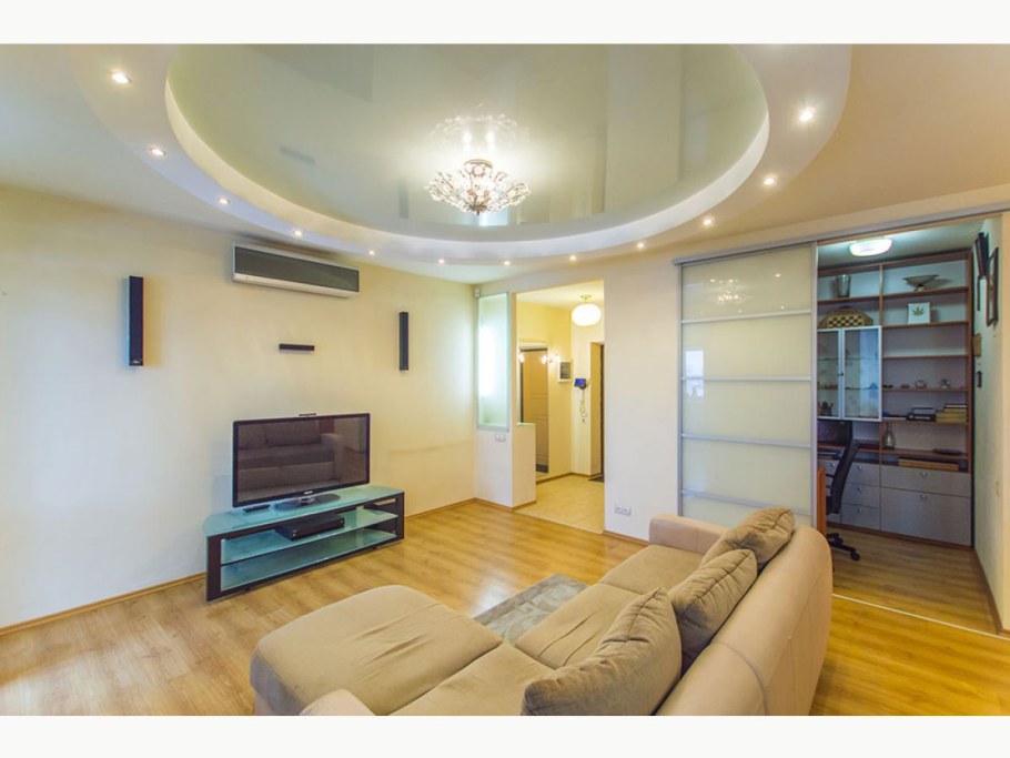 Потолок в гостиную из гипсокартона