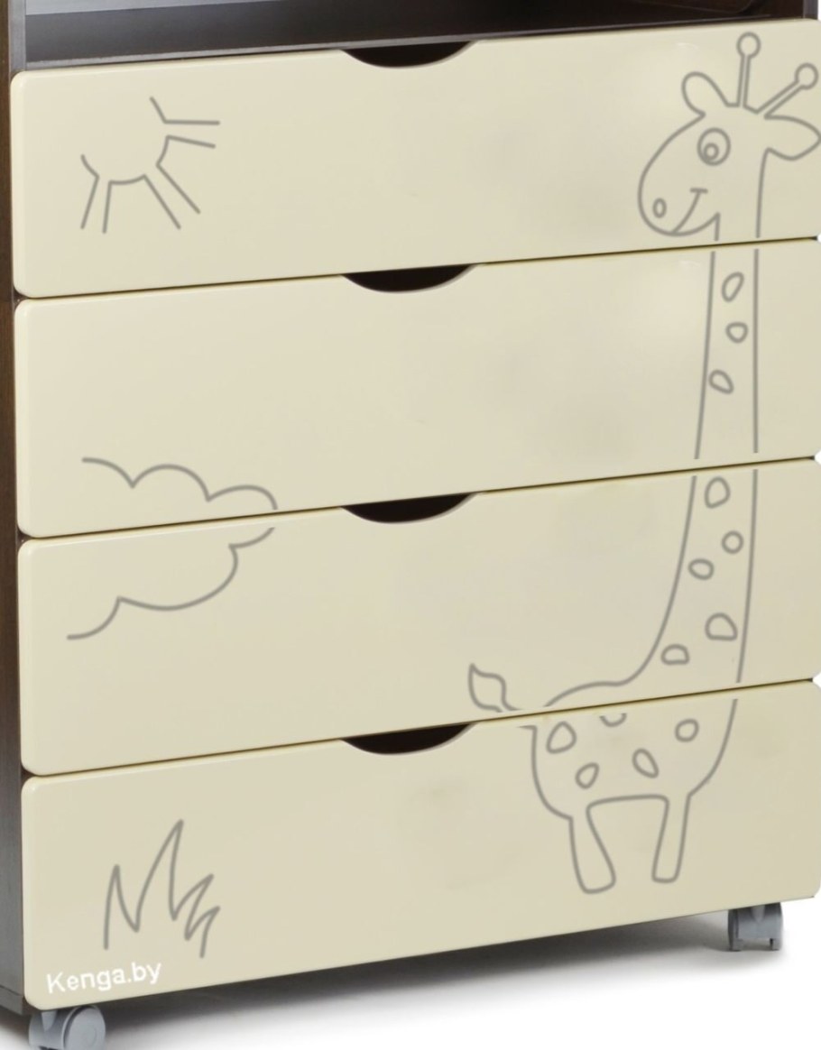 Пеленальный комод комод СКВ Жираф