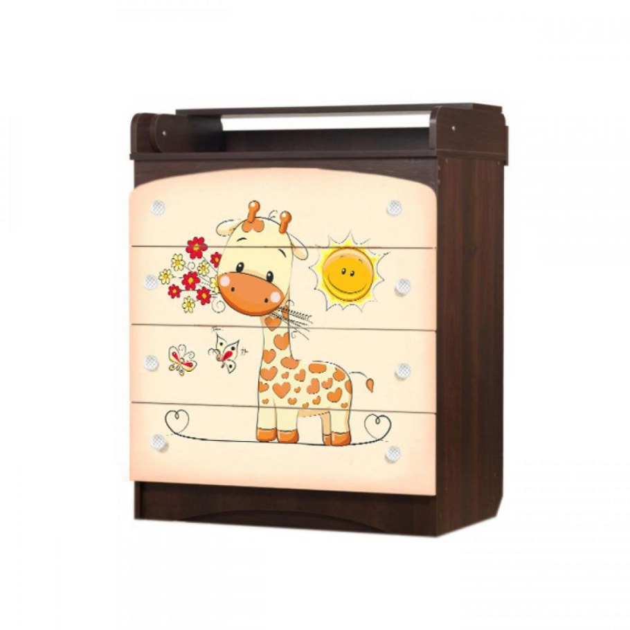 Комод с жирафом пеленальный