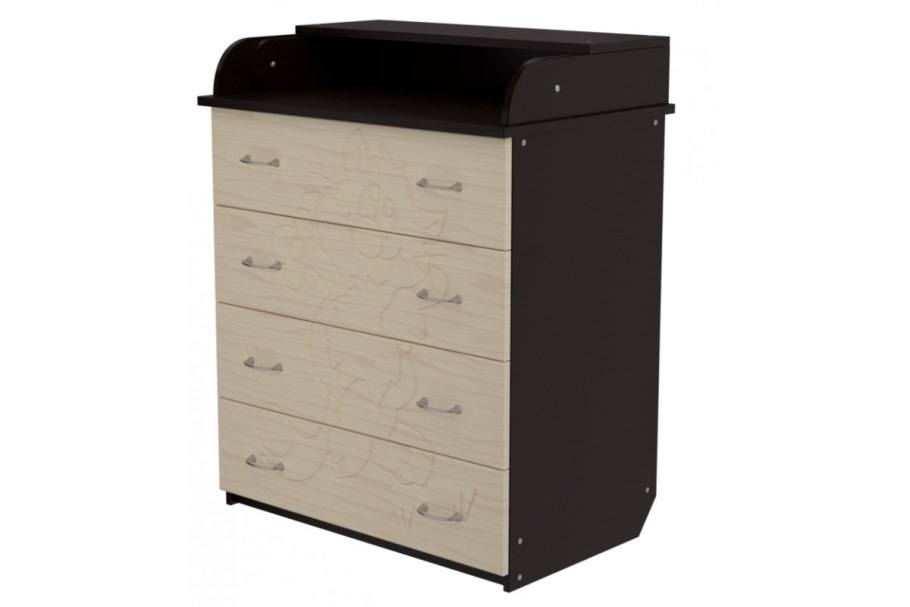 Комод Фея 1780 венге-бежевый 0001044.5