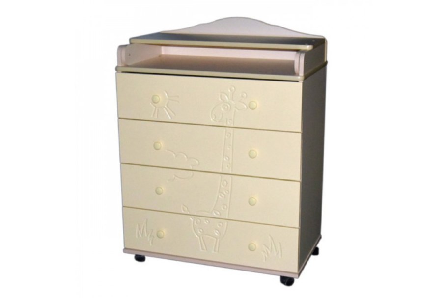 Пеленальный комод кедр Victoria 804 МДФ