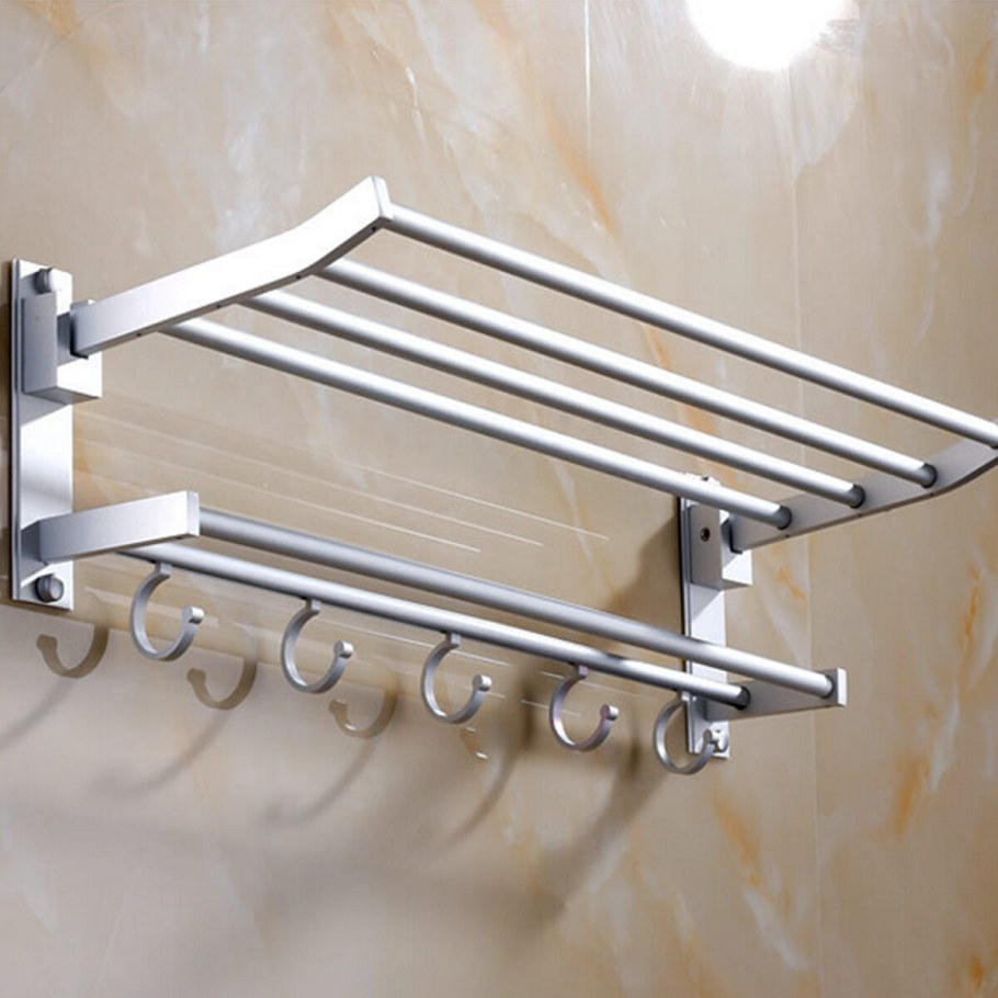 Полка для полотенец с крючками Rush Edge ed77622