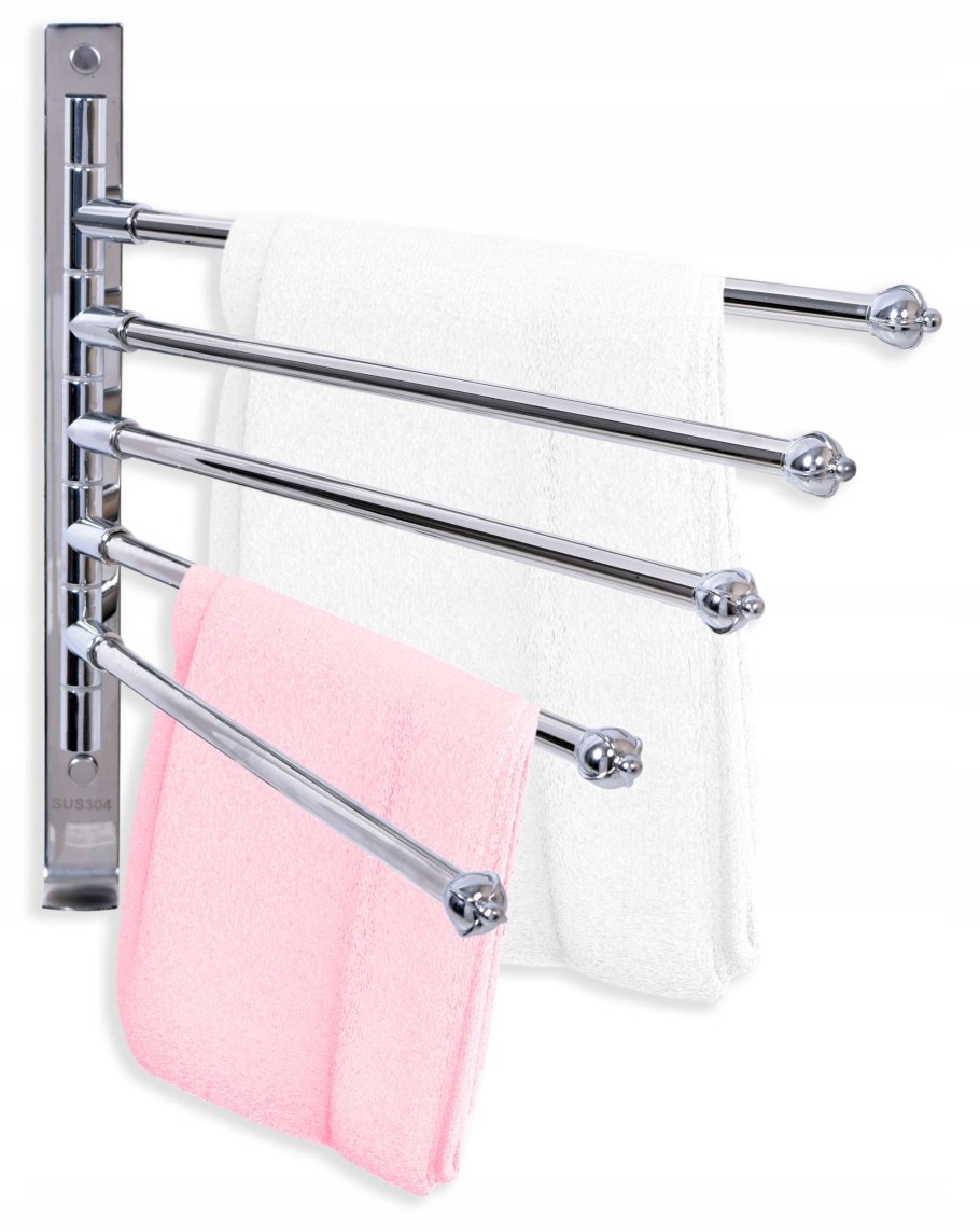 Вешалка для полотенец в ванную настенная