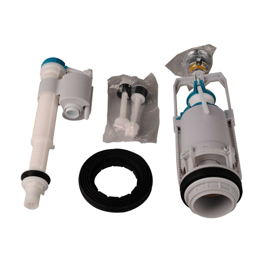 Арматура смывная IDDIS, 2-ур, н/п, Тип а, f012400-01k