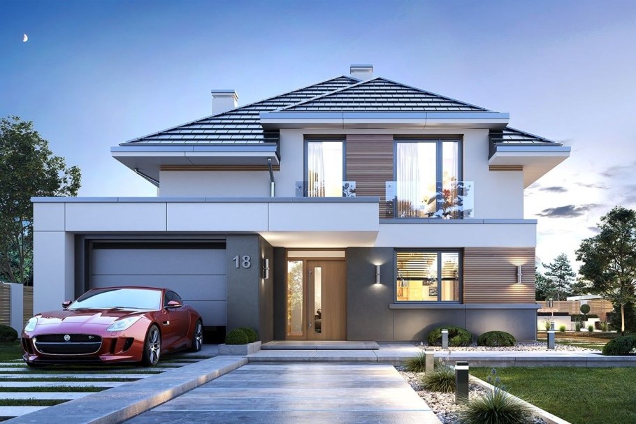 Дом с гаражом